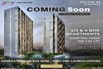 Anticipate Luxury: Godrej Properties' Upcoming 2/3/4 BHK Haven in Sector 89, Dwarka Expressway, Gurugram
