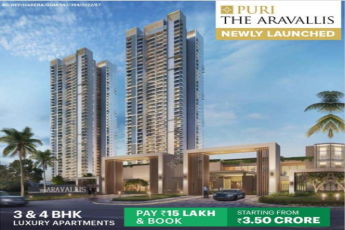 Newly launched ultra luxury apartments at Puri The Aravallis, Gurgaon