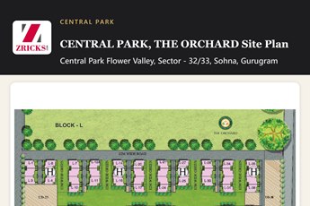 CENTRAL PARK, THE ORCHARD Site Plan: Block L Layout