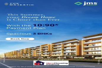 Secure Your Dream 3 BHK at JMS Group The Majestic Now! || Unlock the 10:90 Payment Plan at JMS Group! || Book Your Spacious 3 BHK This Summer!