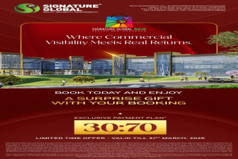 Book Now for a Surprise Gift! || Exclusive 30:70 Payment Plan Offer || Limited Time Offer with Signature Global SCO