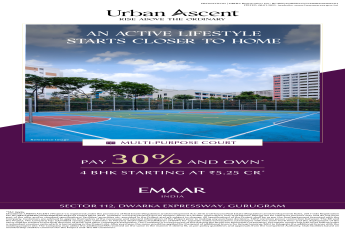  Pay Just 30% and Own a 4 BHK || Discover Active Lifestyle at Urban Ascent || Luxury Living in Gurugram