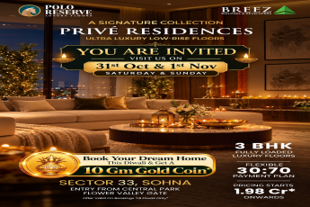 Visit Prive Residences on 31st Oct & 1st Nov || Diwali Special Offer at Polo Reserve || Secure Your 3 BHK in Sohna