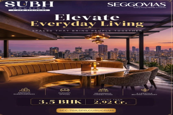 Explore 3.5 BHK Luxury at Subh Housing || Elevate Your Lifestyle in Gurugram || Discover Seggovias Starting from 2.92 Cr