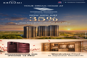 Own Your Dream Home with 35% Payment || Experience Luxury Living at Krisumi Waterside Residences || Avail Special Housewarming Offer