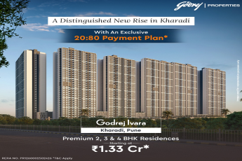 Secure Your Dream Home at Godrej Ivara, Kharadi || Exclusive 20:80 Payment Plan on Premium Residences || Starting at ₹1.33 Cr in Kharadi, Pune