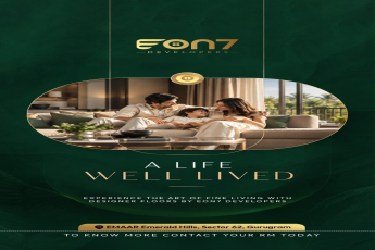 Discover Luxury Living with EON7 Developers || Experience Designer Floors at EMAAR Emerald Hills || Elevate Your Lifestyle in Sector 62, Gurugram