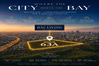 Discover North India's First Bay Living Residences in Sector 63A || Embrace a New-Age Lifestyle at Sector 63A || Experience Prime Bay Living in Sector 63A, Gurgaon