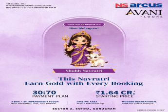 Celebrate Navratri with Gold Offer by NS Arcus || Book Your Dream Home at Avani Floors || Limited Period Navratri Offer in Sohna