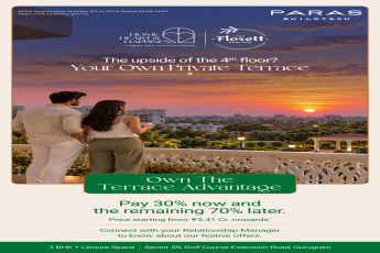 Own Your Private Terrace at The Florett Enclave || Act Now – Pay 30% and Secure Your Terrace || Luxury Living with Paras Buildtech
