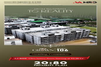 Secure Your Ultra Luxury Floor at MRG Crown! || Don't Miss Out - Limited Units Available at Sector 106 || Invest Now in the Nearing Possession Project