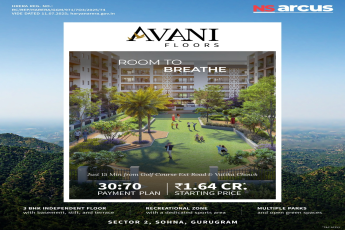 Discover Avani Floors in Sohna || New 3 BHK Independent Floors Starting at ₹1.64 Cr || Explore 30:70 Payment Plan