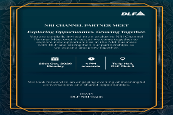 Join the Exclusive NRI Channel Partner Meet with DLF || Explore Opportunities at DLF NRI Meet || Grow Your Partnerships on 26th Oct 2026