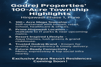 Discover Godrej Properties' 100-Acre Township in Hinjawadi Phase 1, Pune