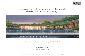 Discover Exquisite Living at Lodha Sylvan || Own a 3-Bed Home Starting ₹1.75 Cr || Your Dream Home Awaits at Lodha Sylvan