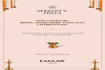 Celebrate Navratri with Exciting Offers at Serenity Hills || Festive Offers Await at Serenity Hills by Emaar || Book Your New Beginning This Navratri