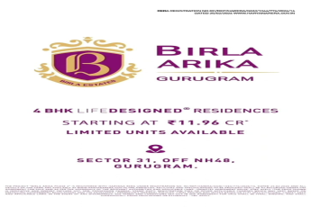 Discover Birla Arika 4 BHK Residences || Starting at ₹11.96 Cr in Gurugram || Limited Units Available at Birla Arika