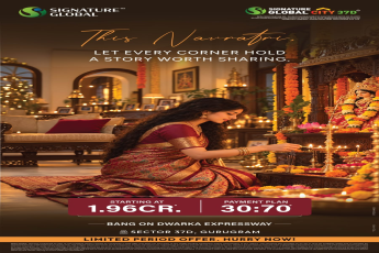 Limited Period Navratri Offer at Signature Global City 37D || Exclusive 30:70 Payment Plan Announced || Discover Festive Living at Signature Global City 37D