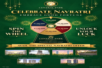 Unlock Your Luck with Central Park Estates! || Celebrate Navratri with Exciting Offers! || Avail the Special Navratri Offer Today!