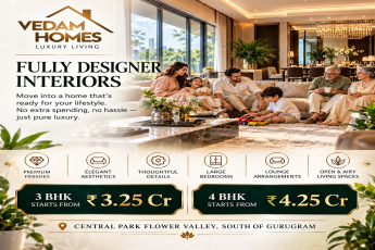 Explore Designer Interiors at Vedam Homes || Luxury Living Starts at ₹3.25 Cr || Discover Premium Finishes in South Gurugram