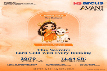 Avail Gold with Every Booking This Navratri! || Special Navratri Offer: Earn Gold! || Limited Period Navratri Offer from NS Arcus