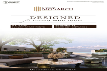  Discover Suncity Monarch Residences in Gurugram || Luxury Living in Sector-78 || 3 & 4 BHK Apartments from ₹3.99 Cr