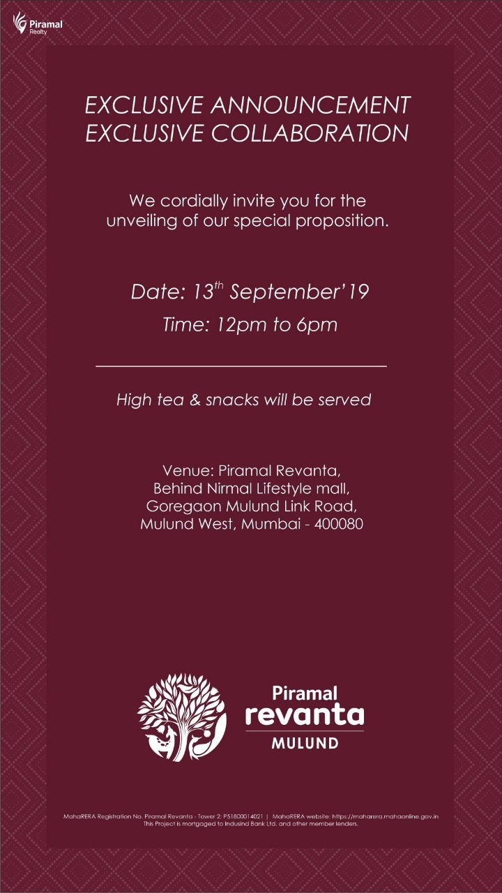 Piramal Revanta Exclusive Presentation